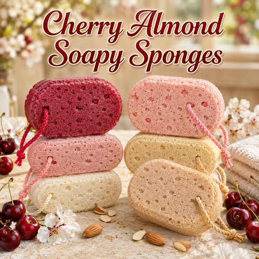 Soapy Sponges - Cherry Almond