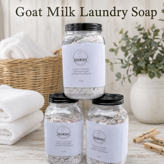 Goat Milk Laundry Soap - 2 Pounds