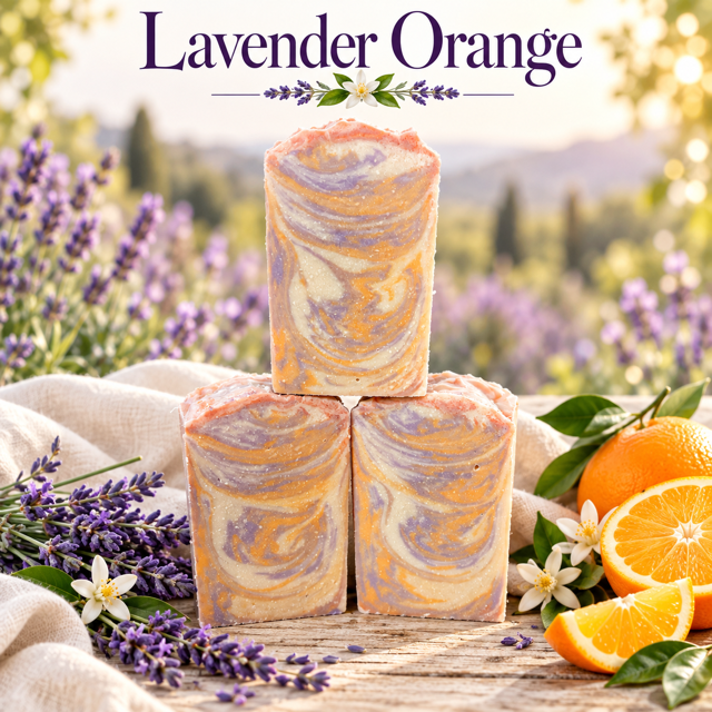 Lavender & Orange